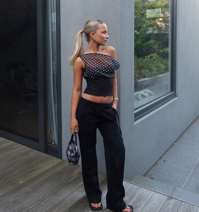 LOVE GIGI - Polka Dotted Top