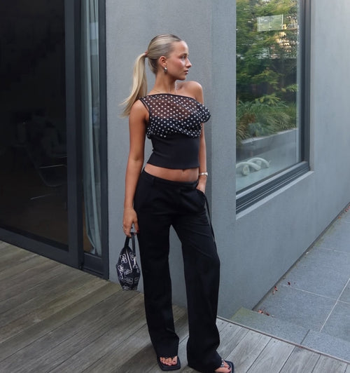 LOVE GIGI - Polka Dotted Top
